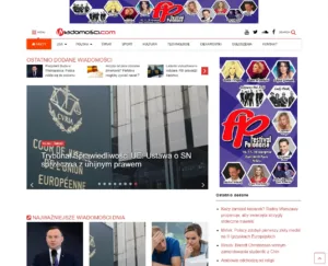 Wiadomosci.com – strona internetowa (projekt Media Express) Wiadomosci.com – portal informacyjny Wiadomosci.com, projekt Media Express Chicago