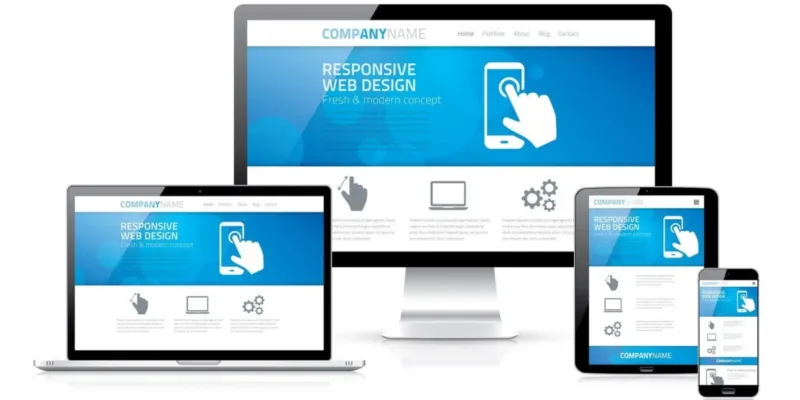 Responsywny projekt strony na laptopie, monitorze, tablecie i smartfonie – budowa stron www w Chicago