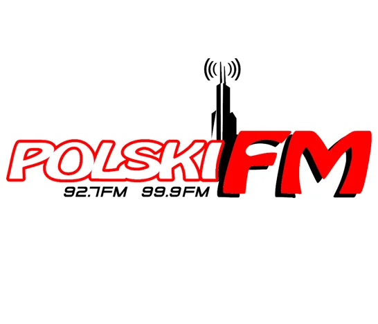 Logo Polski.FM 92.7 FM i 99.9 FM – polskie radio w Chicago
